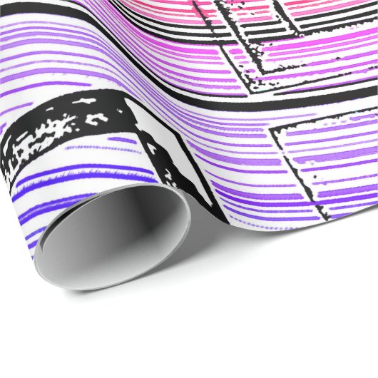 Psychedelic Cadeaupapier (Rol Hoek)