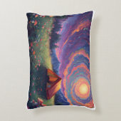psychedelic camping cushion accent kussen (Voorkant(Verticaal))