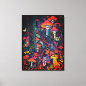 Psychedelic canvas print (Voorkant)