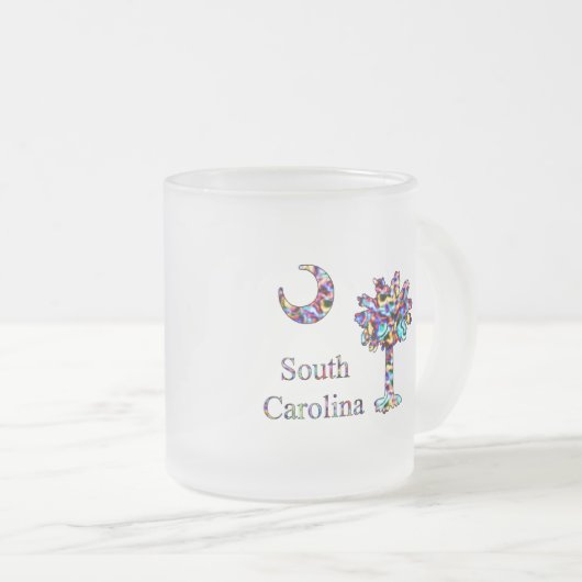 Psychedelic Carolina Palmetto & Crescent Mok (Voorkant rechts)