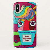 Psychedelic Case-Mate iPhone Case (Achterkant)