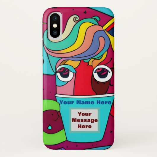 Psychedelic Case-Mate iPhone Case (Achterkant)