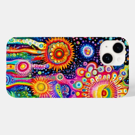 Psychedelic Case-Mate iPhone Case (Achterkant (horizontaal))