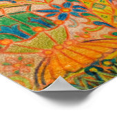 Psychedelic Cat by Louis Wain Poster (Hoek)