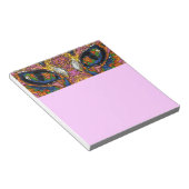 Psychedelic Cat Eyes Notitieblok (Schuin)