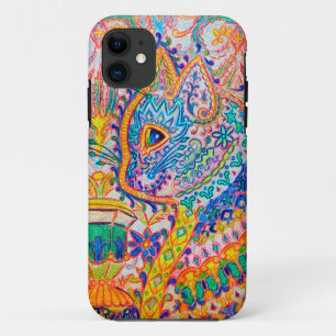 Psychedelic Cat, Louis Wain Case-Mate iPhone Case