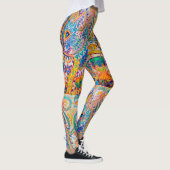Psychedelic Cat, Louis Wain Leggings (Rechts)