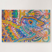 Psychedelic Cat, Louis Wain Legpuzzel (Horizontaal)