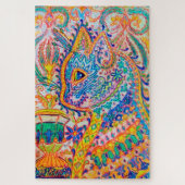 Psychedelic Cat, Louis Wain Legpuzzel (Verticaal)