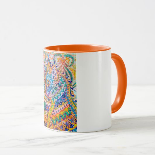 Psychedelic Cat, Louis Wain Mok (Voorkant rechts)