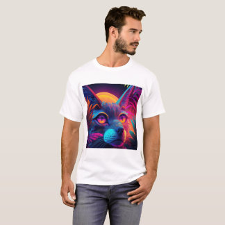 Psychedelic Cat T-shirt