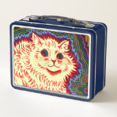  Psychedelic Cat van Louis Wain (Achterkant)