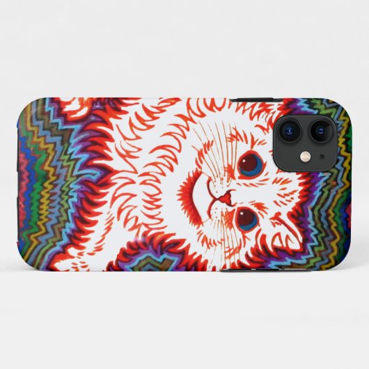  Psychedelic Cat van Louis Wain Case-Mate iPhone Case (Achterkant (horizontaal))