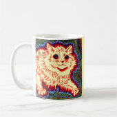 Psychedelic Cat van Louis Wain Koffiemok (Links)