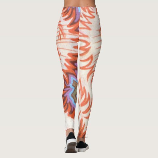 Psychedelic Cat van Louis Wain Leggings (Achterkant)