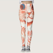 Psychedelic Cat van Louis Wain Leggings (Voorkant)