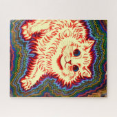  Psychedelic Cat van Louis Wain Legpuzzel (Horizontaal)