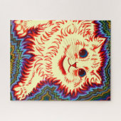  Psychedelic Cat van Louis Wain Legpuzzel (Horizontaal)