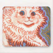  Psychedelic Cat van Louis Wain Muismat (Voorkant)