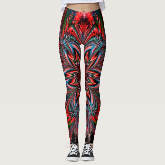 Psychedelic Chakra Leggings (Voorkant)