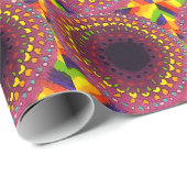 Psychedelic Chakras Wrapping Paper Cadeaupapier (Rol Hoek)