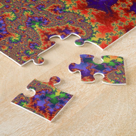 Psychedelic Chaos Legpuzzel (Zijkant)