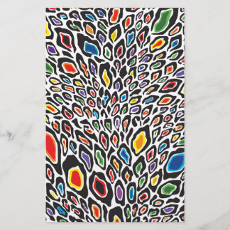 Psychedelic Cheetah Briefpapier