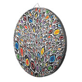 Psychedelic Cheetah Dartbord (Voorkant Rechts)