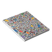 Psychedelic Cheetah Notitieblok (Schuin)