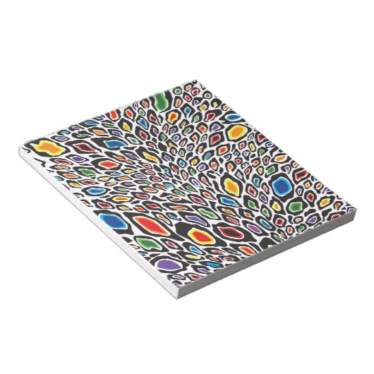 Psychedelic Cheetah Notitieblok (Schuin)