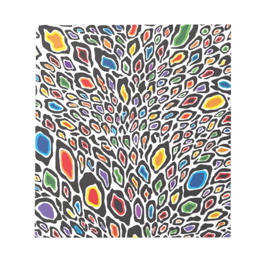 Psychedelic Cheetah Notitieblok (Voorkant)