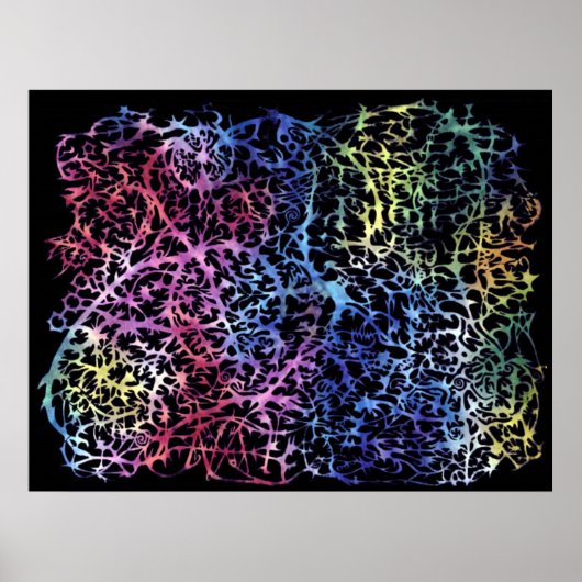 Psychedelic Chemistry Poster (Voorkant)