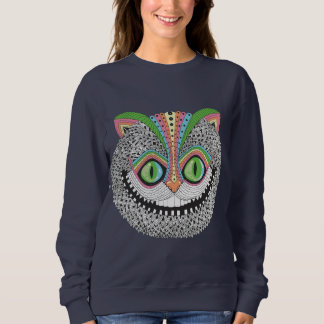 Psychedelic Cheshire Cat Trui