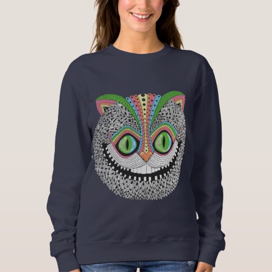 Psychedelic Cheshire Cat Trui (Voorkant)