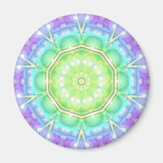 Psychedelic Circle Magneet (Voorkant)
