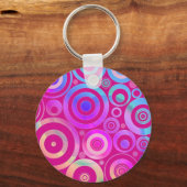 Psychedelic Circles Sleutelhanger (Voorkant)