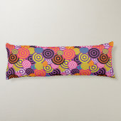 Psychedelic cirkels lichaam kussen (Achterkant)