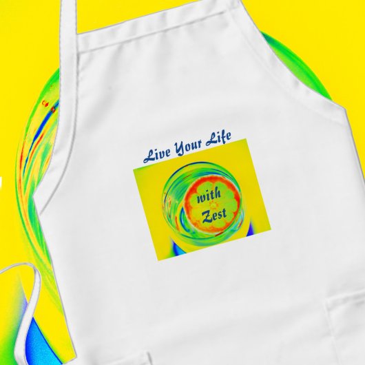 Psychedelic Citrus leeft je leven met Zest Lang Schort