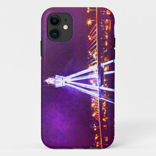 🌌🌉 🌙Psychedelic City Nightscape Fabulous Case-Mate iPhone Case (Achterkant)