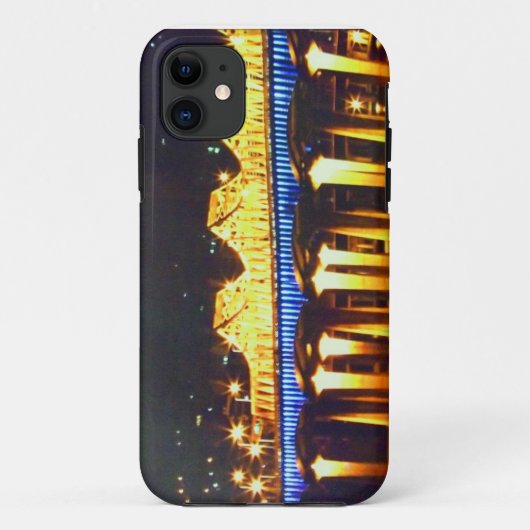 🌌🌉 🌙Psychedelic City Nightscape Fabulous Case-Mate iPhone Case (Achterkant)