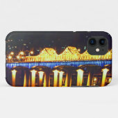 🌌🌉 🌙Psychedelic City Nightscape Fabulous Case-Mate iPhone Case (Achterkant (horizontaal))
