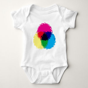 Psychedelic CMYK Romper