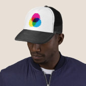 Psychedelic CMYK Trucker Pet (In situ)