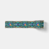 Psychedelic Color Flow Lynx-portret Grosgrain Lint (Voorkant)