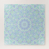 Psychedelic Colorful Hippie Mandala Legpuzzel (Horizontaal)