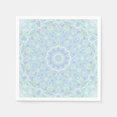Psychedelic Colorful Hippie Mandala Servet (Voorkant)