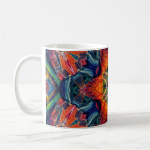 Psychedelic Colorful Kaleidoscope Patroon Koffiemok
