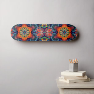 Psychedelic Colorful Kaleidoscope Patroon Persoonlijk Skateboard