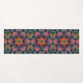 Psychedelic Colorful Kaleidoscope Patroon Yogamat (Voorkant (horizontaal))
