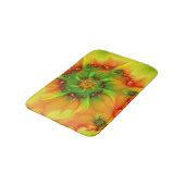 Psychedelic Colorful Modern Abstract Fractal Art Badmat (Gekanteld)